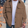 Coat Men Polo Collar Top Men Fashion