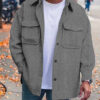 Coat Men Polo Collar Top Men Fashion