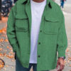 Coat Men Polo Collar Top Men Fashion