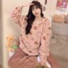 613df079-b2ed-4980-853b-6129abecb9b7_trans.jpeg Winter Pajamas Flannel Thickened Long-sleeved Homewear