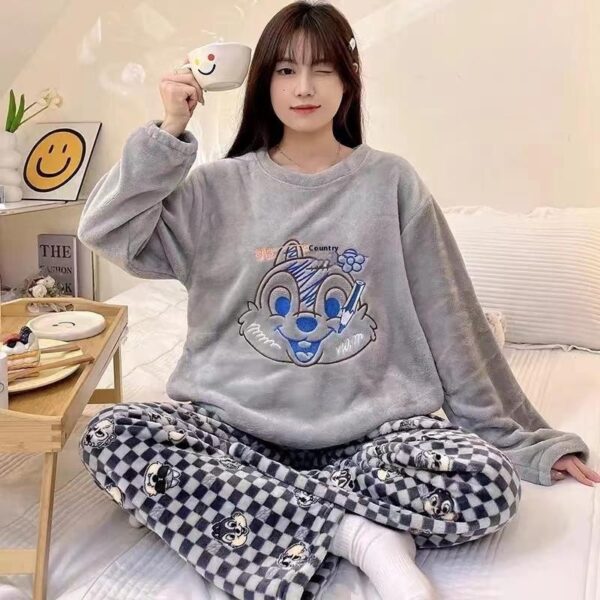 7920908a-fb6a-40e2-ac2e-246204ad6f86_trans.jpeg Winter Pajamas Flannel Thickened Long-sleeved Homewear