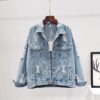 O1CN01qUYP941uj1vu8UB0x_2217534876072-0-cib-1.jpg Loose Korean Style Jacket Heavy Industry Ripped Denim