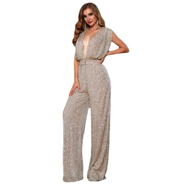 O1CN01xyMiWL1Bs2nixKiAG_0-0-cib.jpg Summer Sexy Waist Sequined Jumpsuit