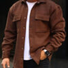 Coat Men Polo Collar Top Men Fashion