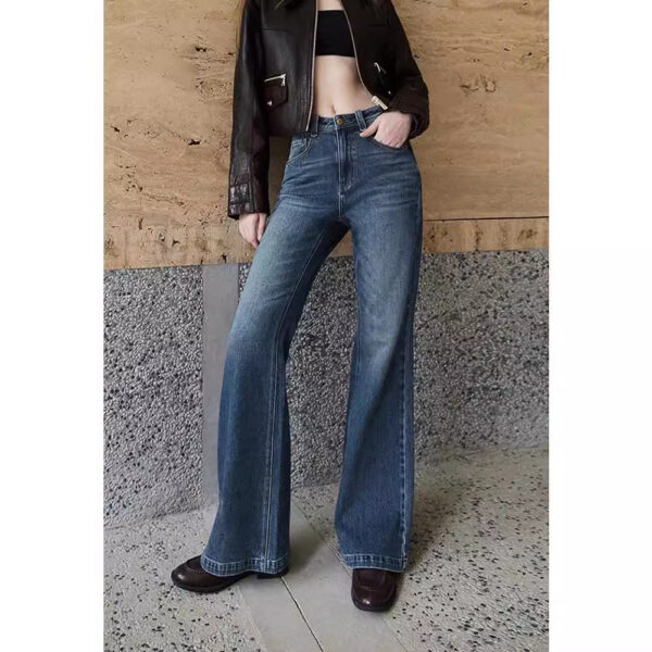 e17d5704-76b9-478a-94d2-4ba839e37895.jpg Tencel Four-sided Elastic Skinny High Waist Mopping Retro Slim Jeans