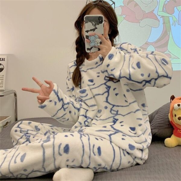 f2526e4f-88c9-4095-bc20-3b42074d6854_trans.jpeg Winter Pajamas Flannel Thickened Long-sleeved Homewear